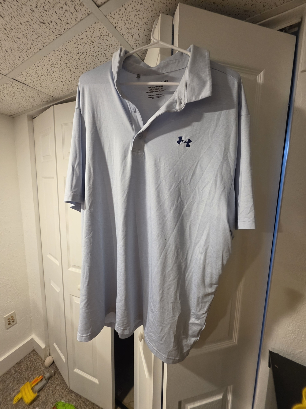 Under Armour Men’s Pale Blue Performance Polo